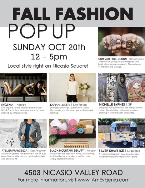 Upcoming Pop Up & Pumpkins?!