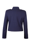 Reverse of Atelier Francesca Navy Blue Military Style Jacket