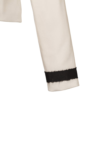 Atelier Francesca Jacket with Black Grosgrain Ribbon detail