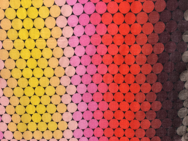 Jonathan Sounder Scarf, Summer, sunset colors.