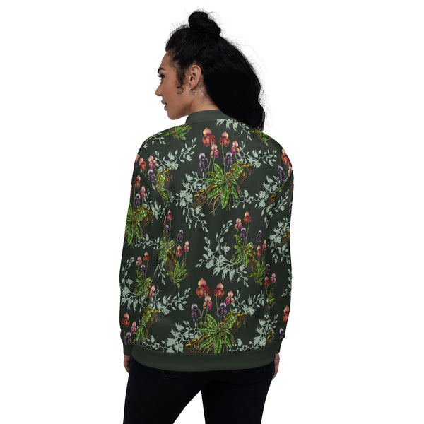 Alchemy Rising Wild Orchids Bomber Jacket