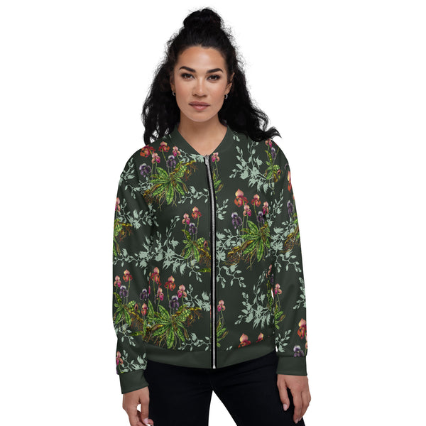 Alchemy Rising Wild Orchids Bomber Jacket