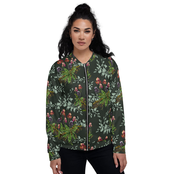 Alchemy Rising Wild Orchid Bomber Jacket
