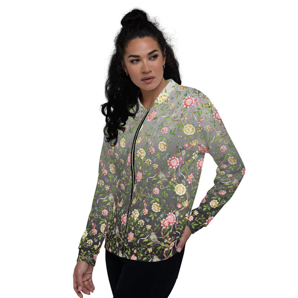 Alchemy Rising Chinoiserie Bomber Jacket, Neutral