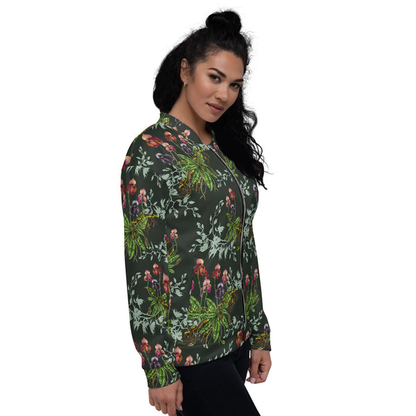 Alchemy Rising Wild Orchid Bomber Jacket