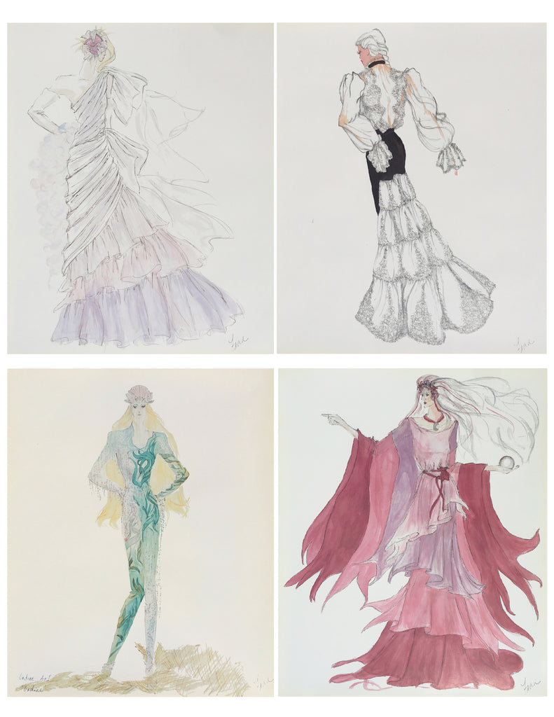 4 Fashion Sketches
