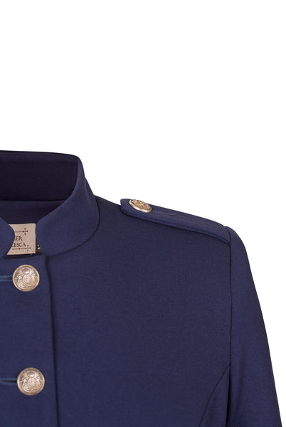 Atelier Francesca Military Jacket epaulet and button details