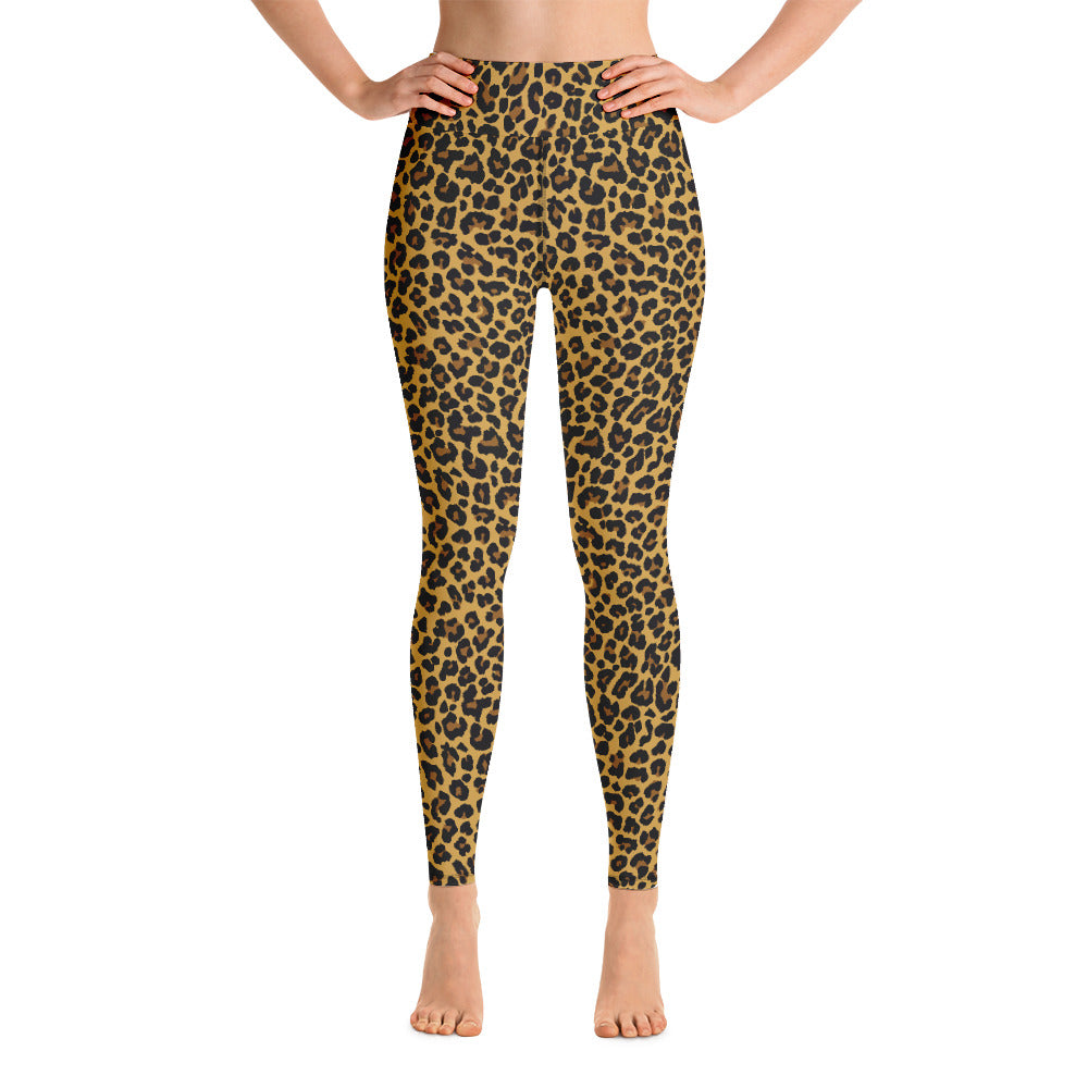 Classic Leopard print leggings. Print on demand